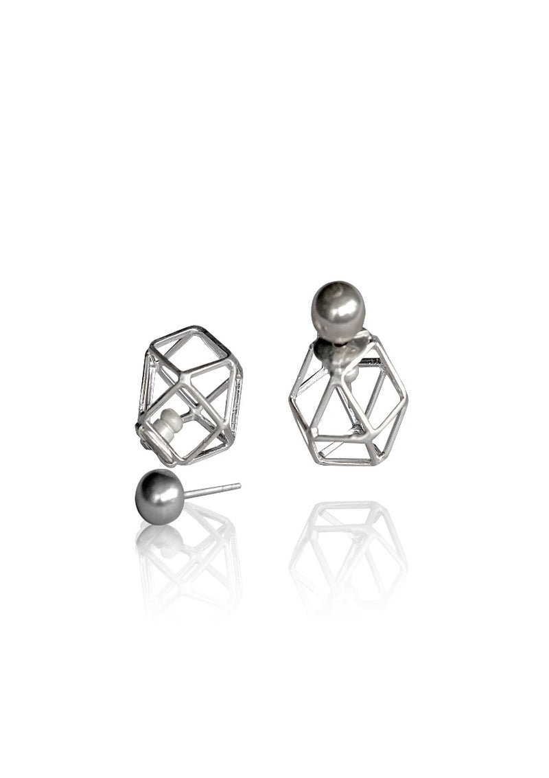 Everyday Geometric Elegance with Galaxy Earring - GALAXY - Merald Curio