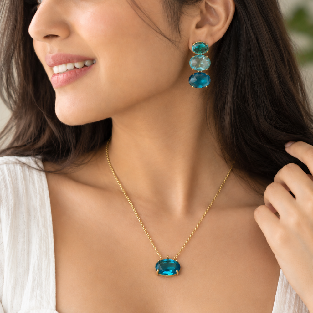 AKU BLUE NECKLACE
