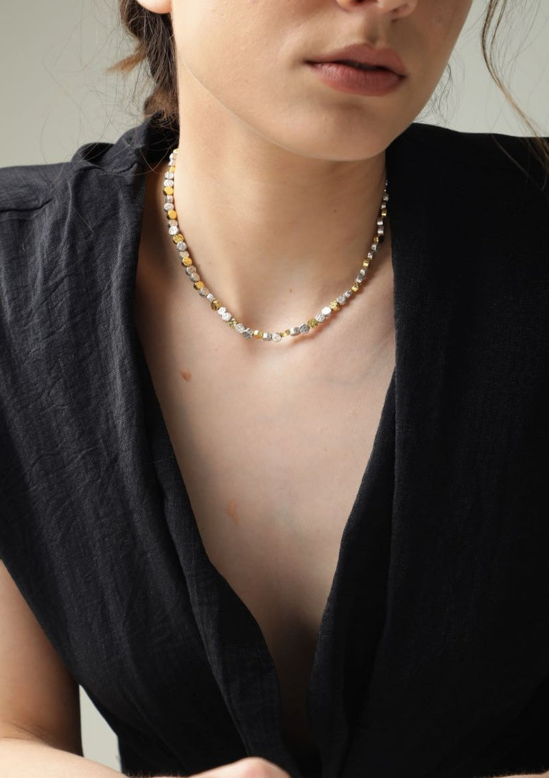 Versatile and Chic: Explore Twin Shade Pebble Necklace - Pebbles -  Merald Curio