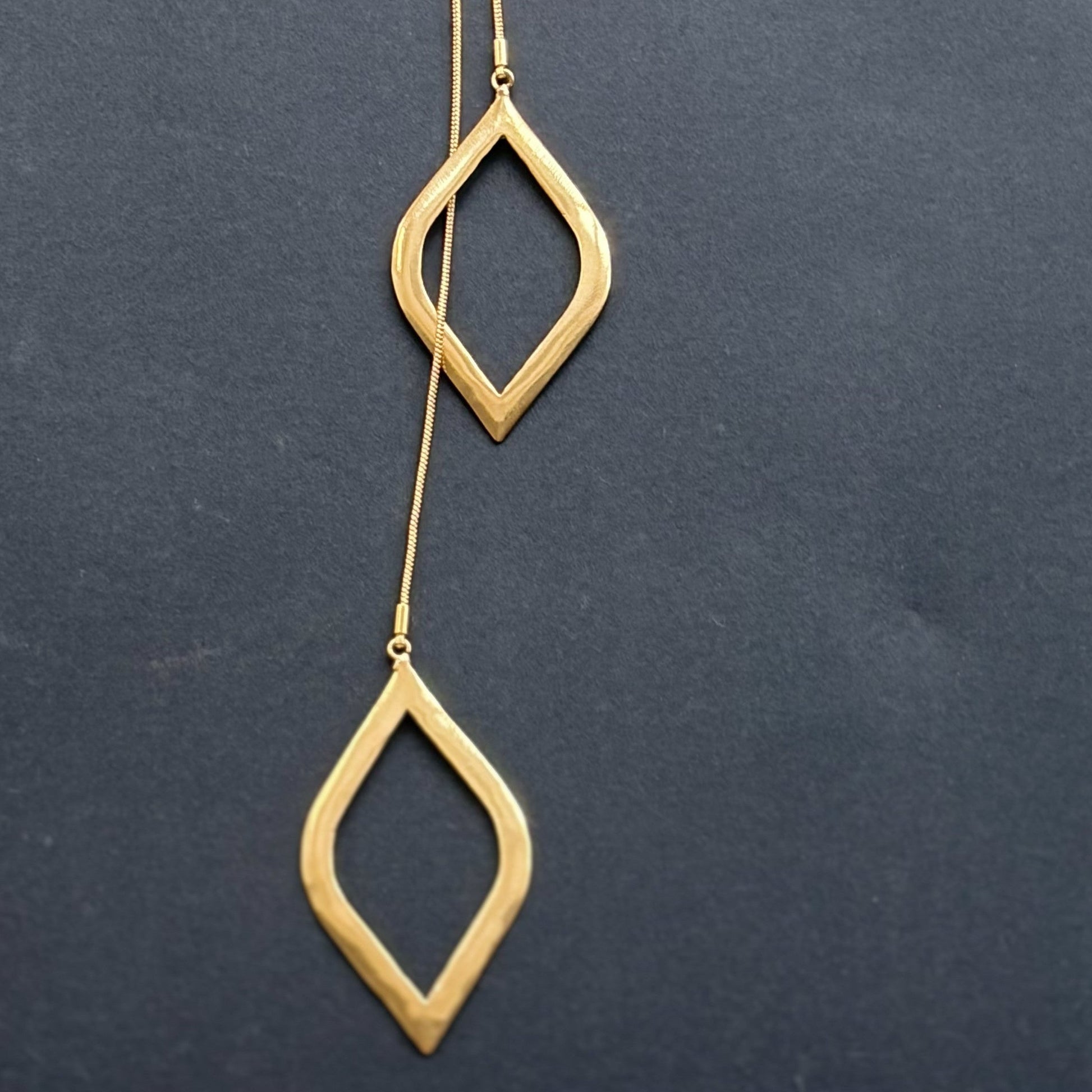 Leaf  in leaf Necklace