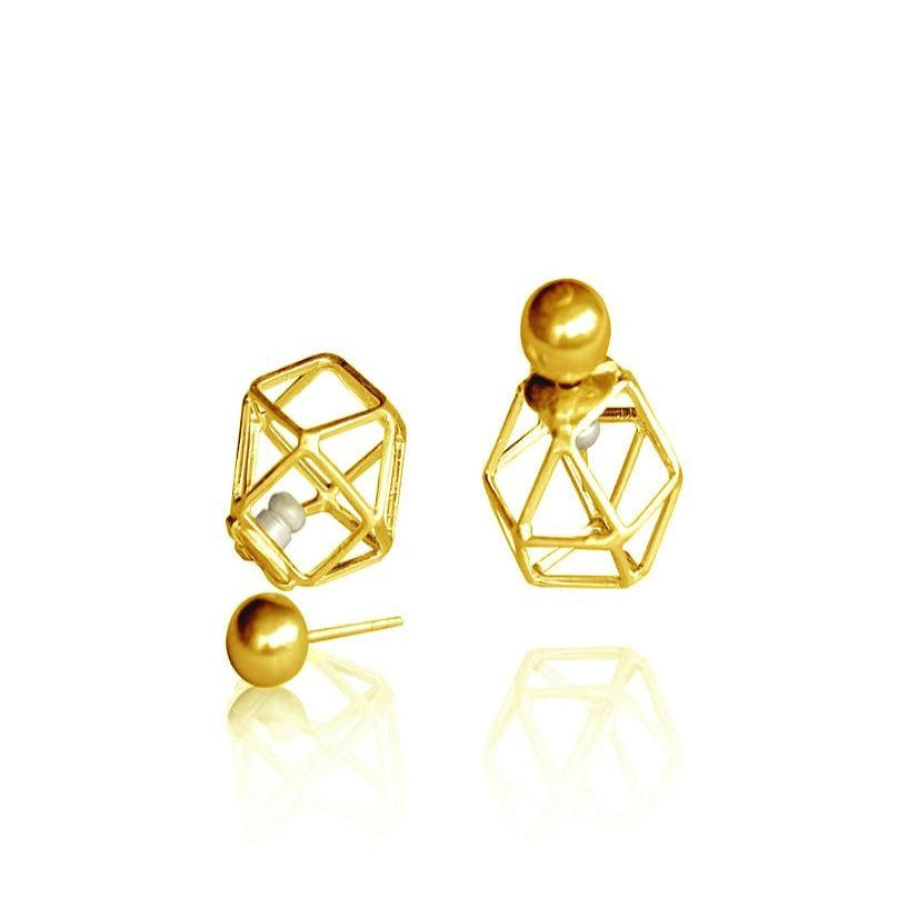 Everyday Geometric Elegance with Galaxy Earring - GALAXY - Merald Curio