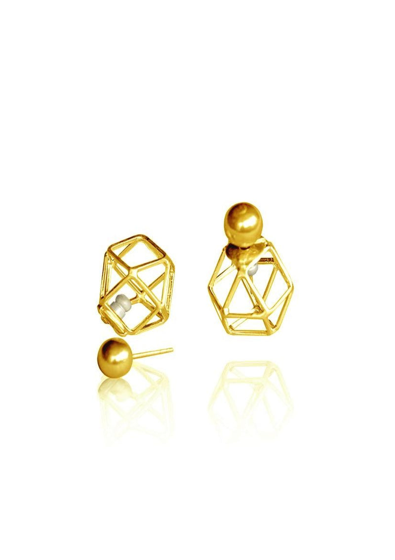 Everyday Geometric Elegance with Galaxy Earring - GALAXY - Merald Curio