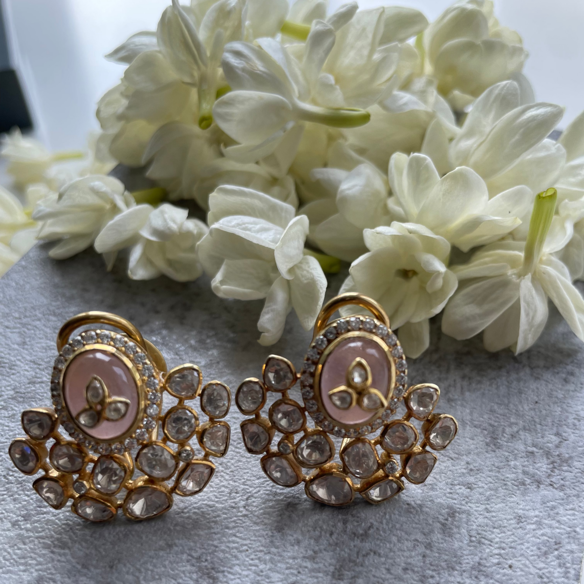 Pink Blossom Earrings