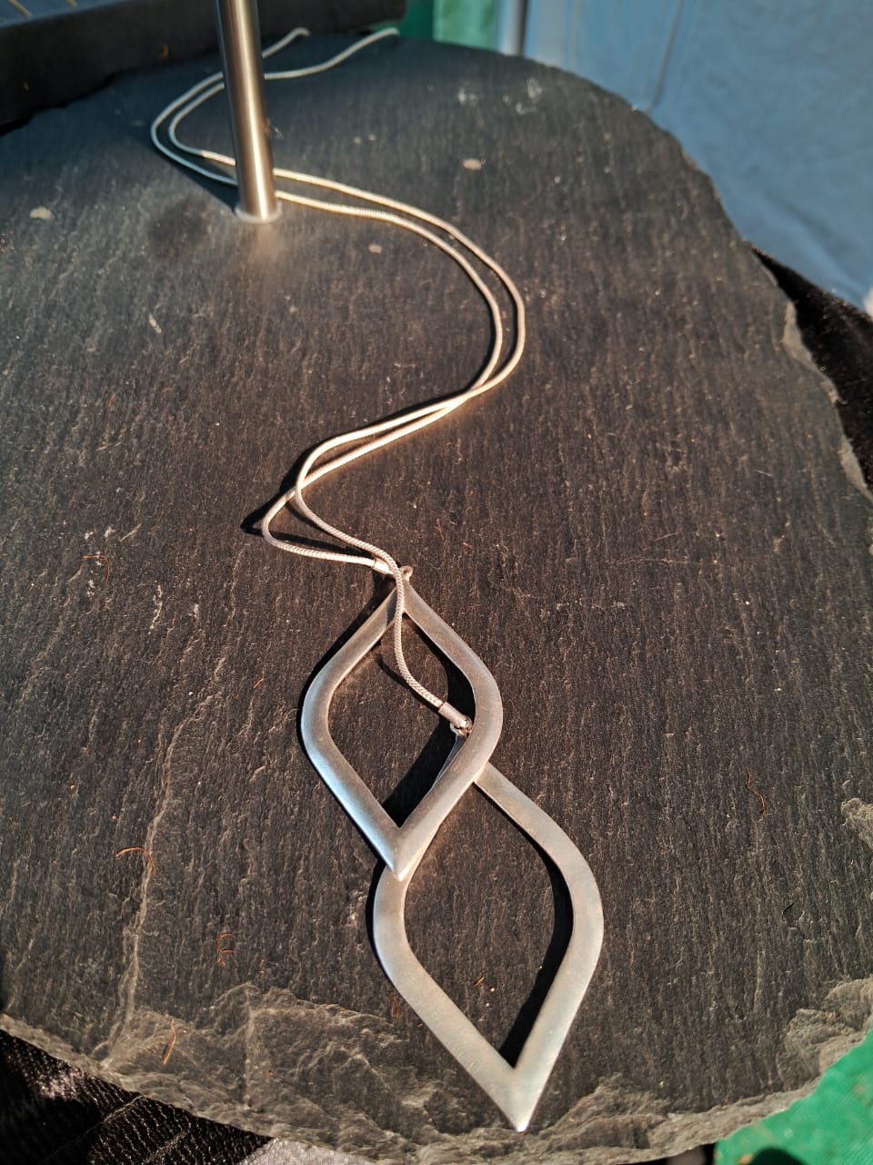 Leaf  in leaf Necklace