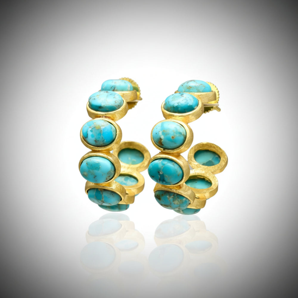 TURQ EARRING