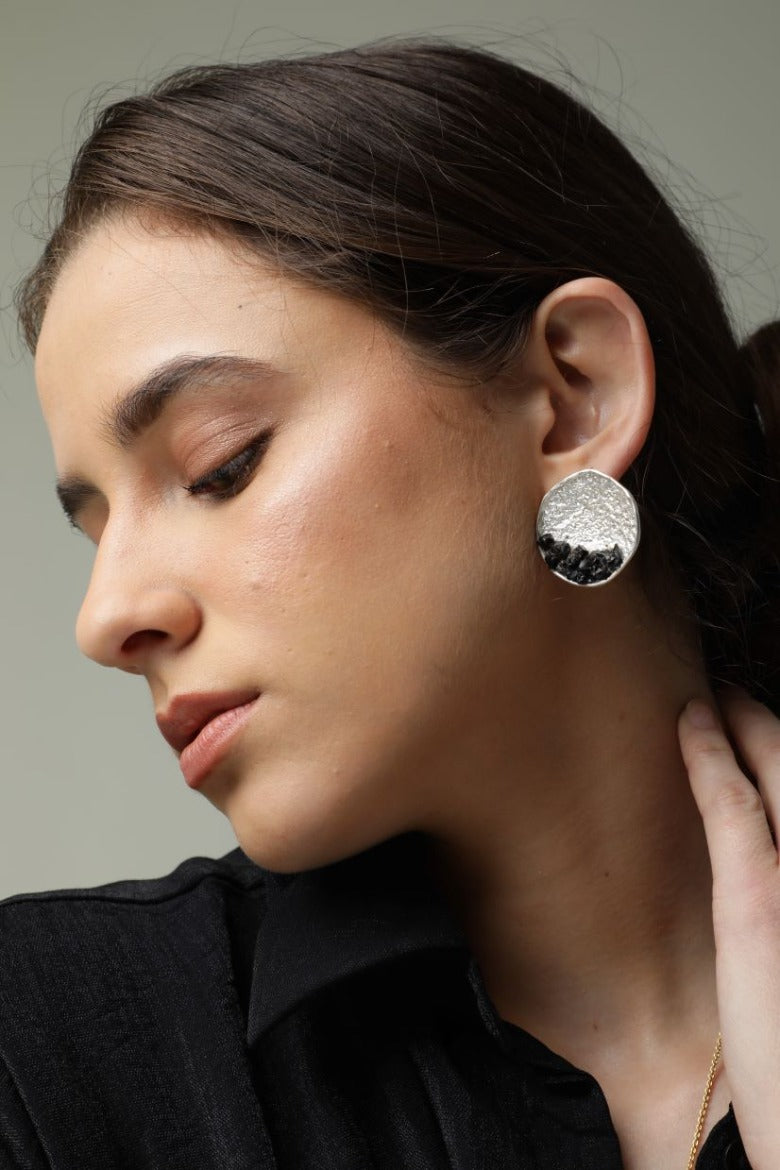 Playful and Youthful Jewelry with Exquisite Crushed Stone Discs - CANDY - Merald Curio