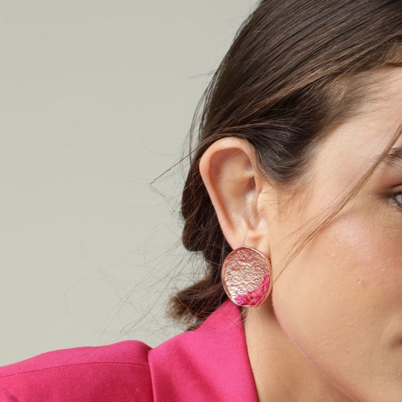 Playful and Youthful Jewelry with Exquisite Crushed Stone Discs - CANDY - Merald Curio