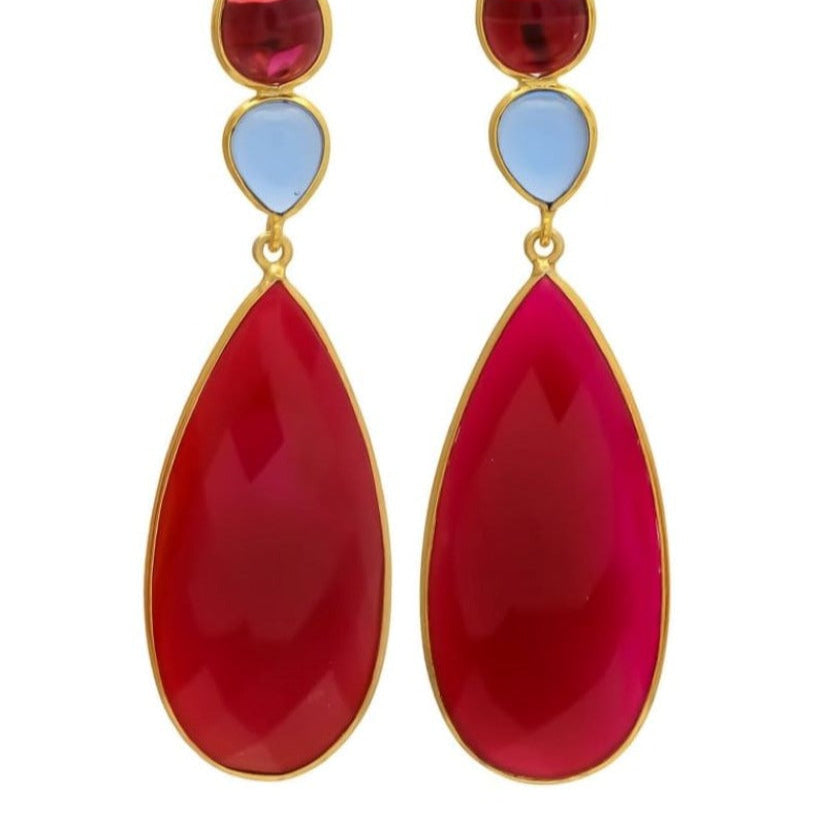 Handcrafted Wine Earrings: Simple Elegance for You - DROPLET - Merald Curio