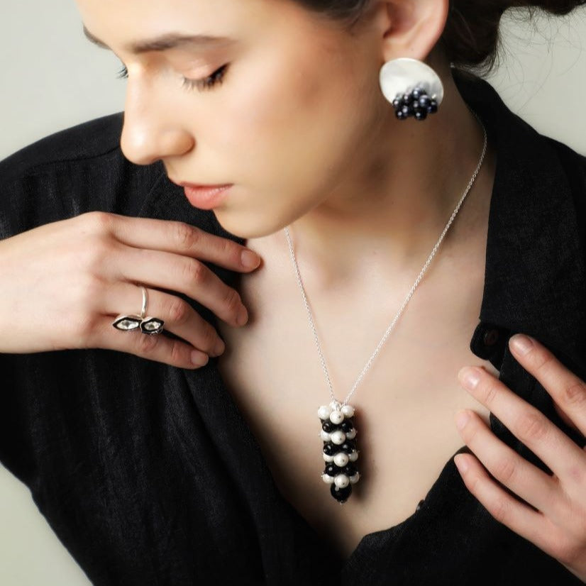 Versatile and Striking Statement Necklace - GRAPES NECKLACE - Merald Curio
