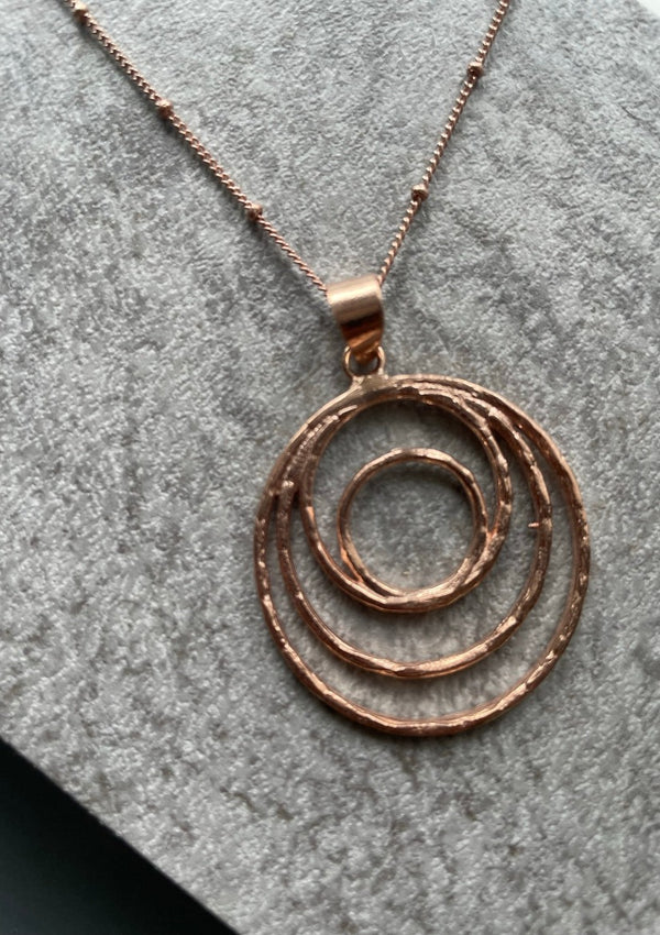 Discover Vintage Simplicity with Merald Curio's Spiral Design Necklace - SWIRL - Merald Curio