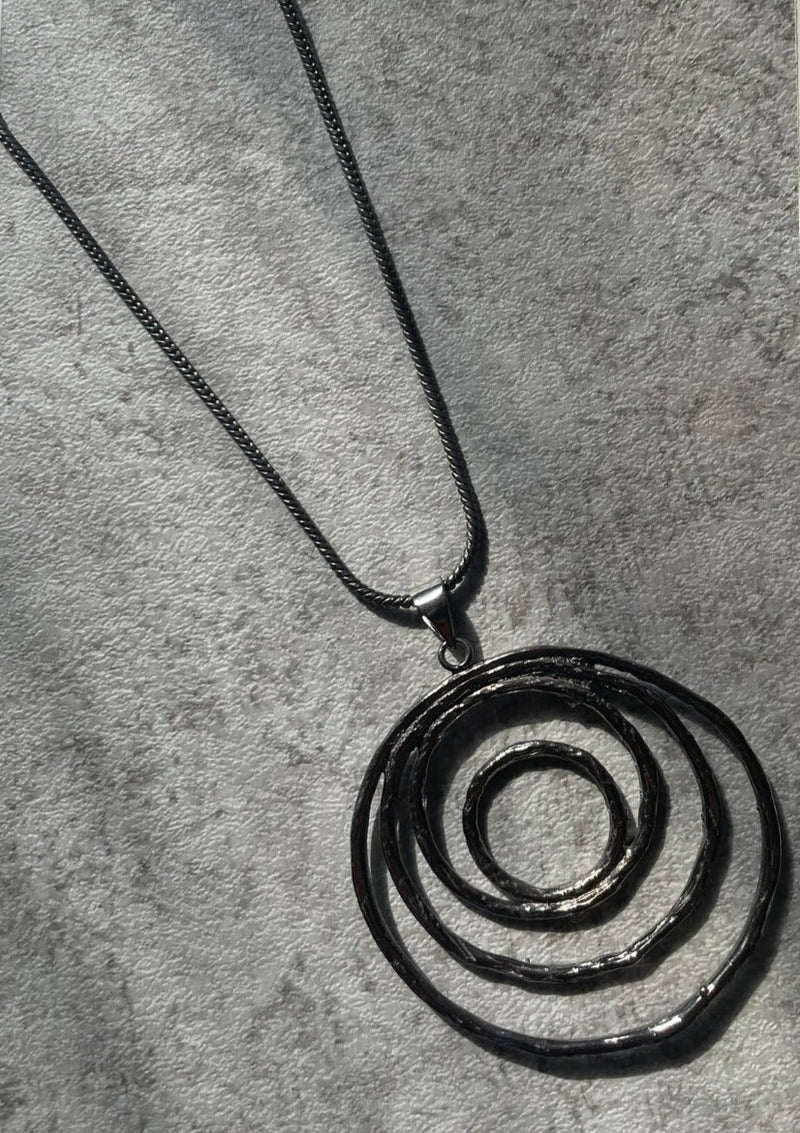 Discover Vintage Simplicity with Merald Curio's Spiral Design Necklace - SWIRL - Merald Curio