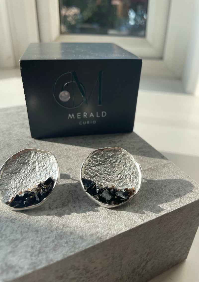 Playful and Youthful Jewelry with Exquisite Crushed Stone Discs - CANDY - Merald Curio