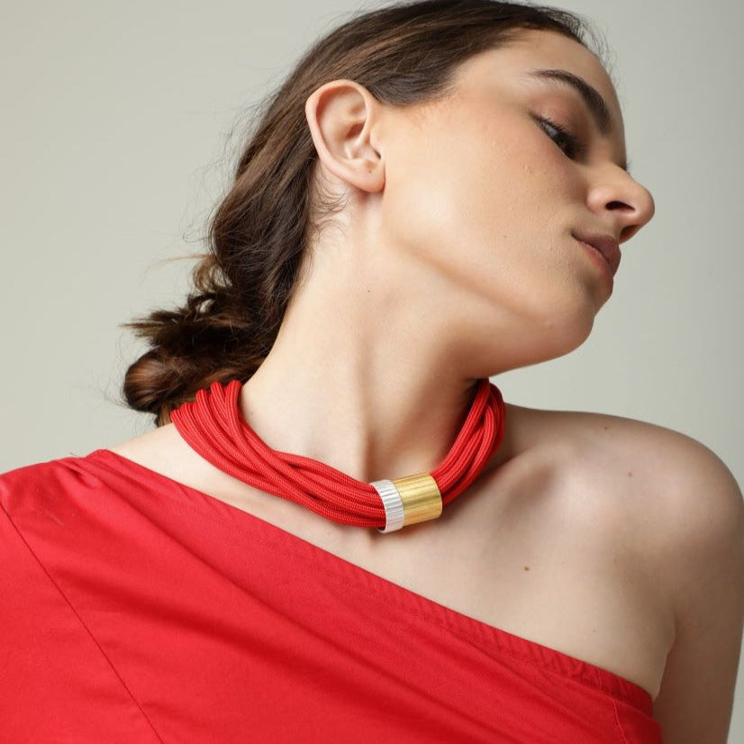 Adjustable Chain-Style Necklace: Necklace Impression - IMPRESSION - Merald Curio