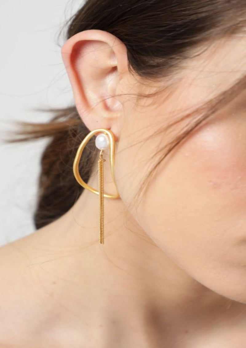 Make a Statement with Merald Curio's Fresh Power Drop Dangler Earrings - POWER - Merald Curio