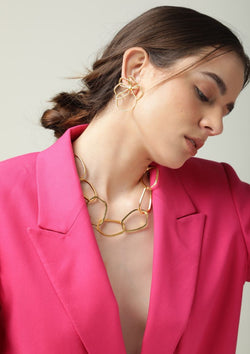 Explore Modern Elegance with Merald Curio's Delicate Petal-Inspired Statement Necklaces - TEAM - Merald Curio