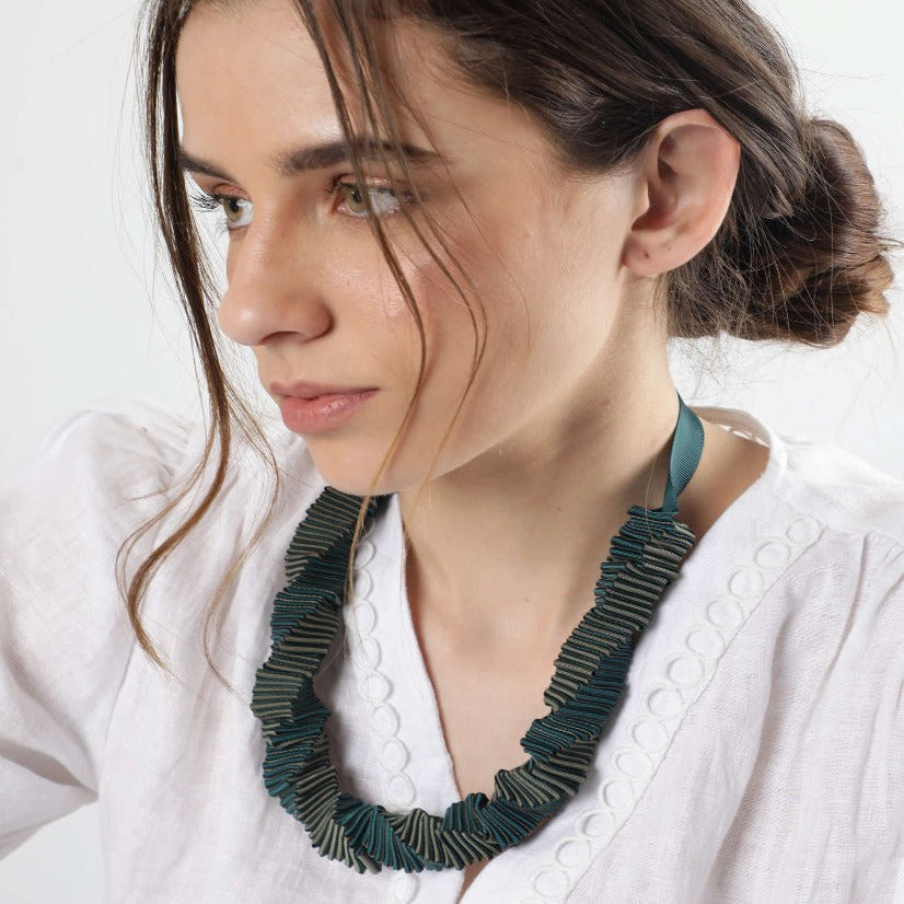Embrace Timeless Elegance with Merald Curio's Ribbon Necklace - TRED - Merald Curio