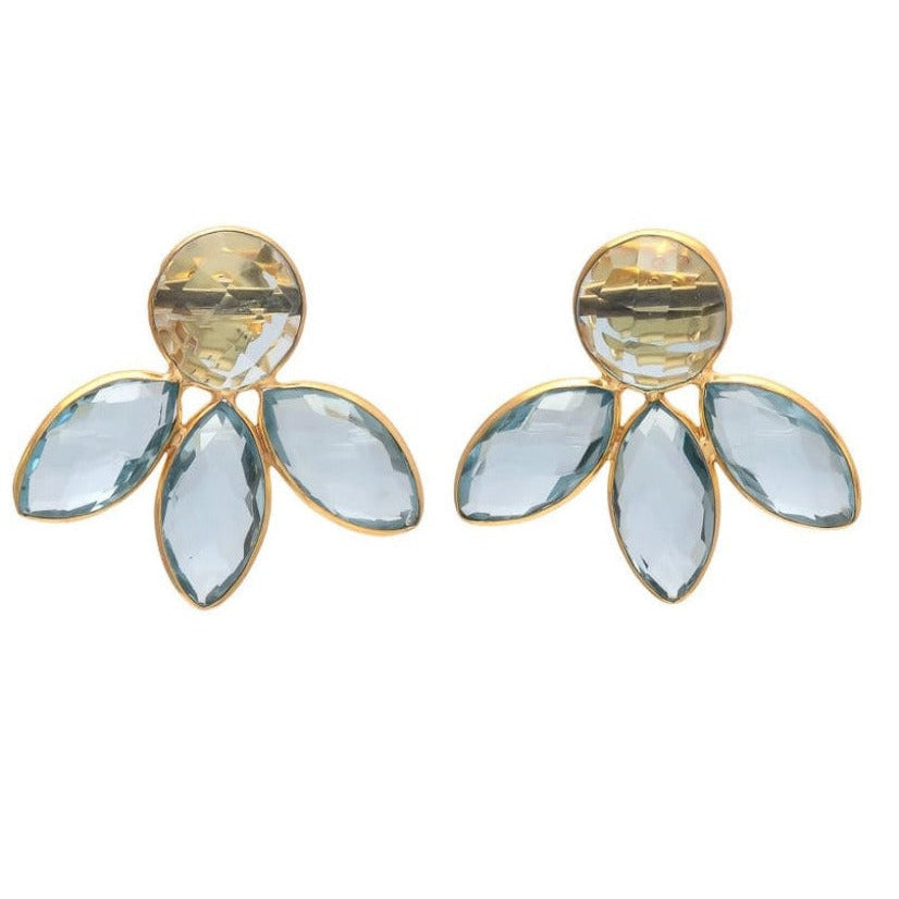 Discover Pleasing Elegance with Merald Curio's Sky Reflection Earrings - SUMMER SKY -  Merald Curio