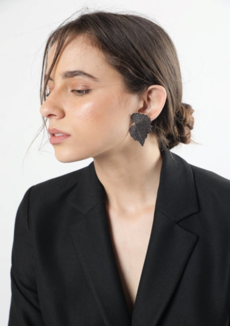 Embrace Boldness with Leafy Maple Inspired Earrings - MAPLE - Merald Curio